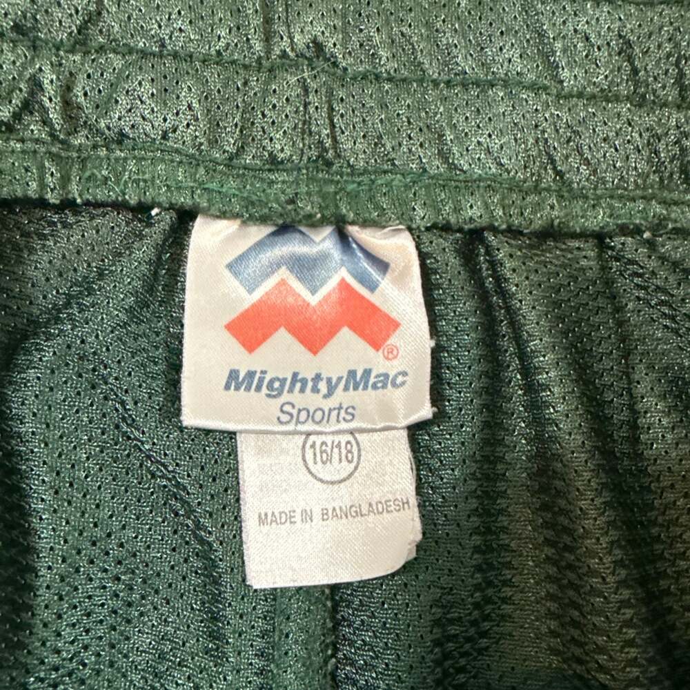 Miami Hurricanes Shorts Youth 16/18 (Mens XS) Green Mesh NCAA Athletic Logo EUC - Picture 7 of 9